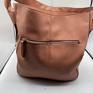 572 Frye&co VEGAN coral tote bag shoulder bag no signs wear Preowned